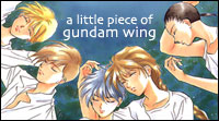 баннер Little Piece of Gundam Wing