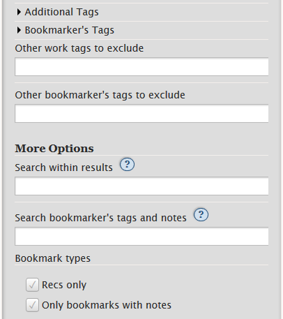 Preview of new bookmark filters.